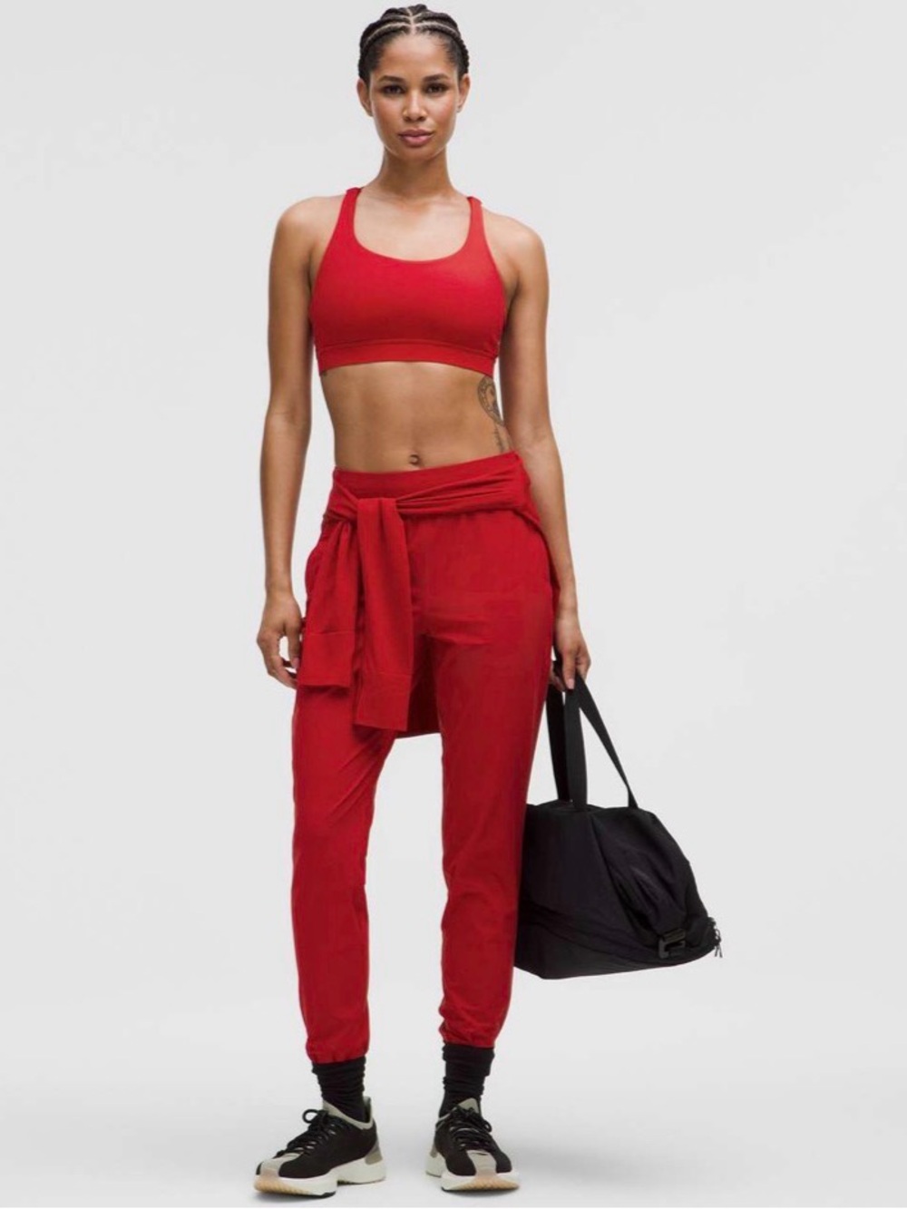 Lululemon Adapted State High Rise Jogger in Full Length Dark Red